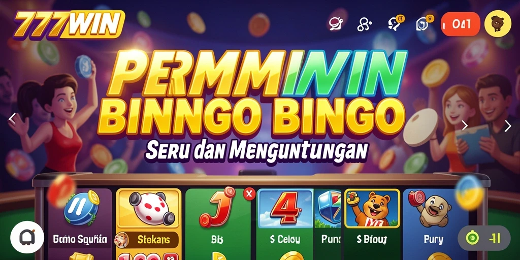 Screenshot game 777WIN menampilkan gameplay Bingo yang menarik.
