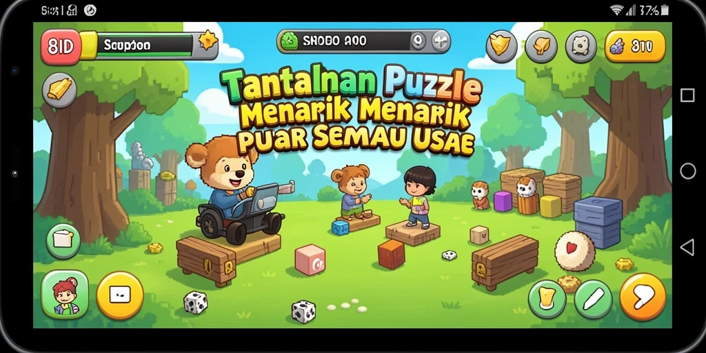 Gameplay Puzzle yang dinamis dan menantang di 8ID.