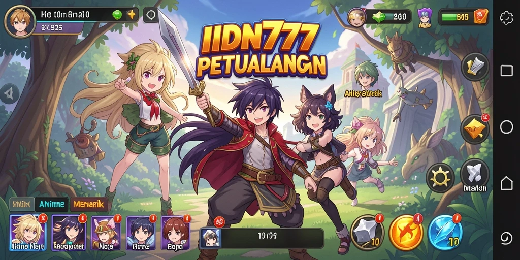 Gameplay seru dan karakter anime yang menarik di IDN777.