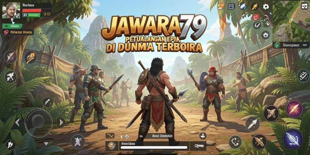 Gameplay seru dalam dunia terbuka JAWARA79 yang penuh petualangan.