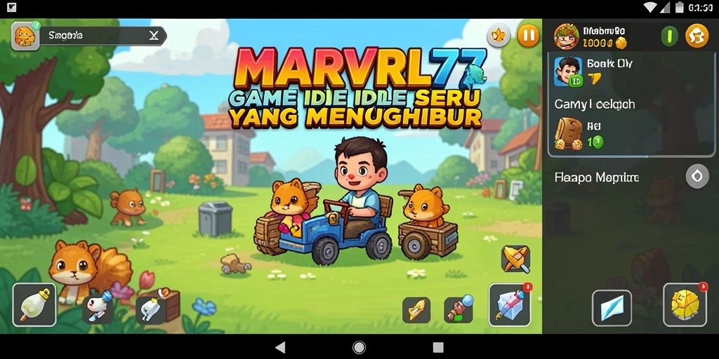 Tampilan menarik dengan gameplay Idle yang menawan.