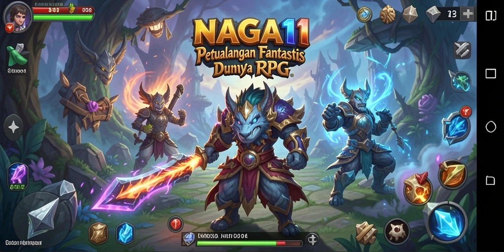 Screenshot Gameplay NAGA11 yang mendebarkan dan penuh aksi.