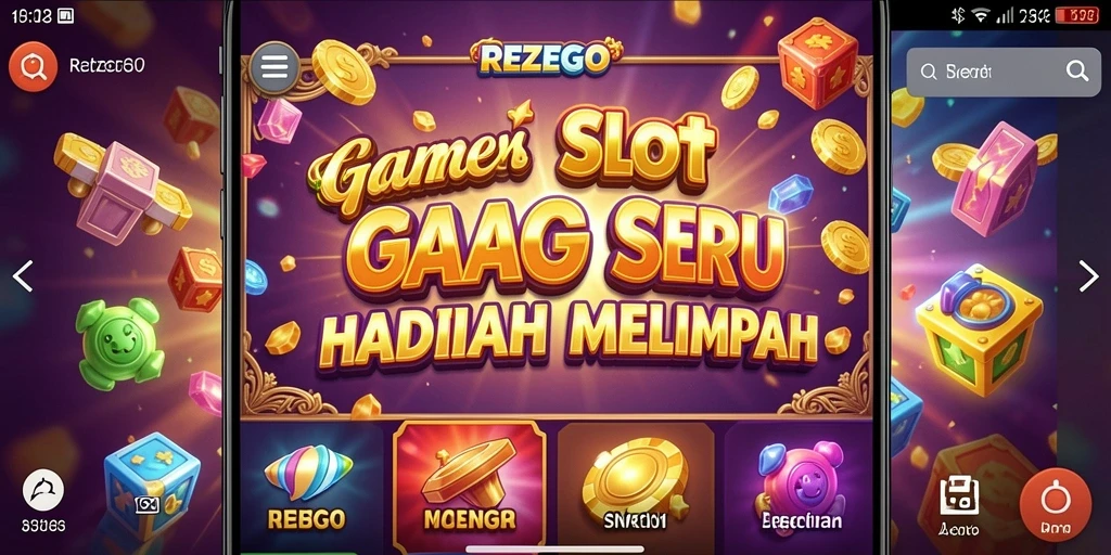 Tampilan gameplay menakjubkan dari permainan slot REZEGO.