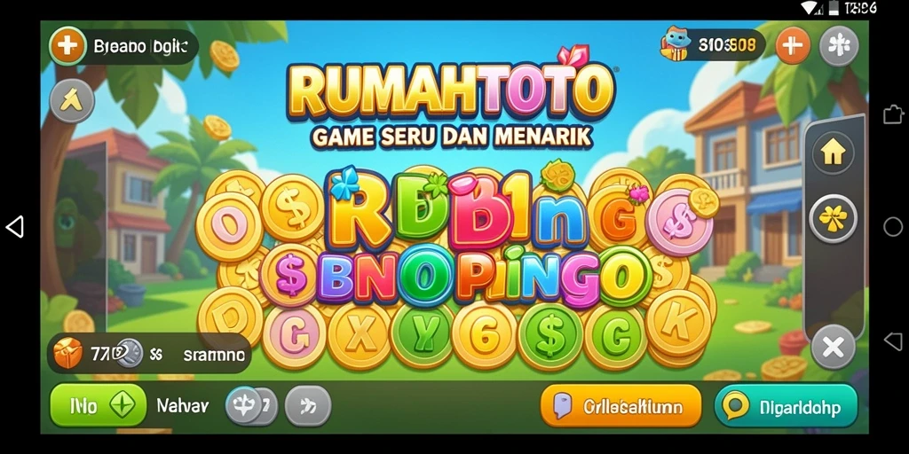 Gambaran permainan Bingo yang mendebarkan di RUMAHTOTO.