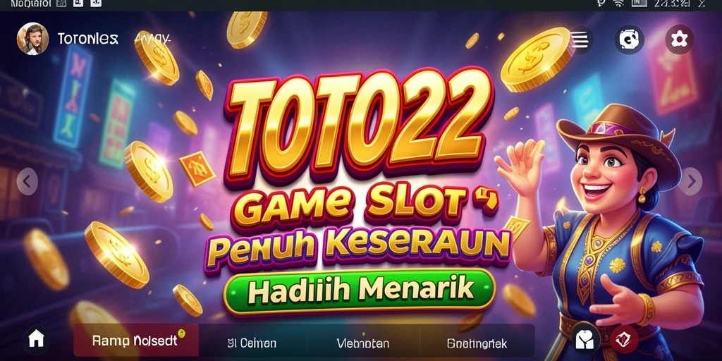 Tampilan gameplay TOTO22 yang menarik dengan berbagai tema slot.
