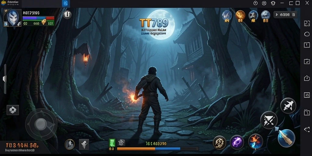 Screenshot dari gameplay TT789 yang menakutkan dan mengerikan.